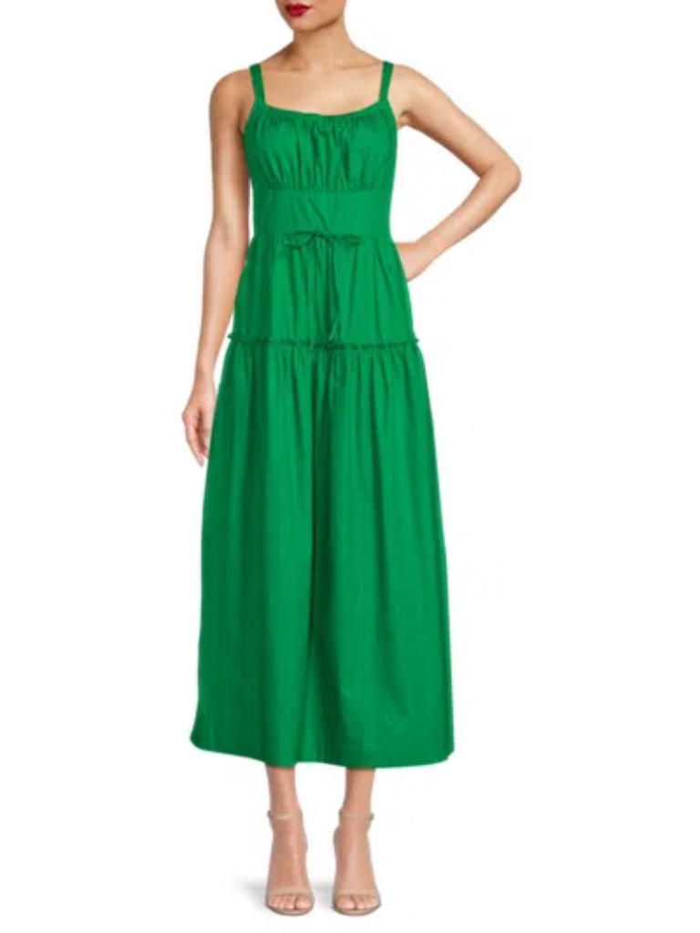 Walter Baker Brynn Maxi Dress Green Nwt